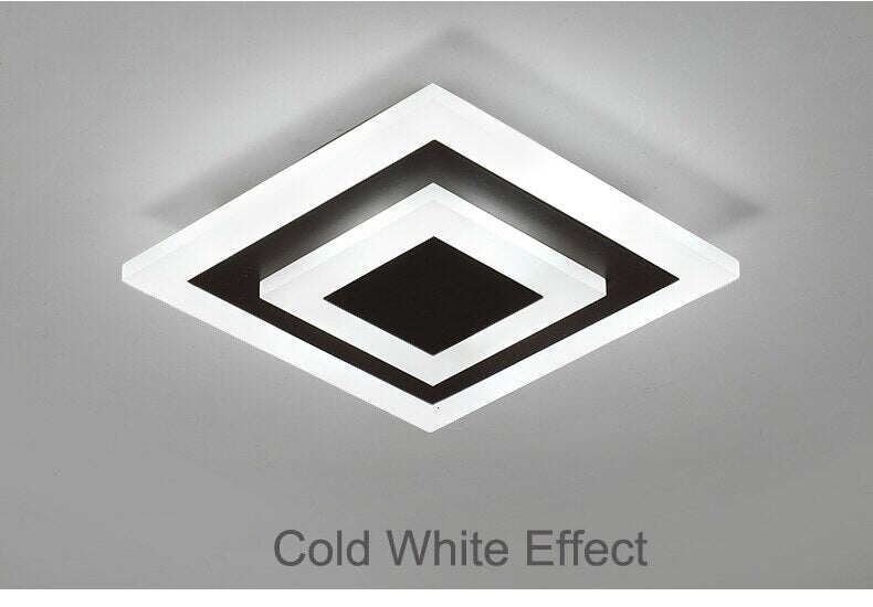 Modern Ceiling Lights 12w For Hallway Balcony Corridor Coffe White Light Lamps Bedroom Luminaria Teto Acrylic Lamparas De Techo