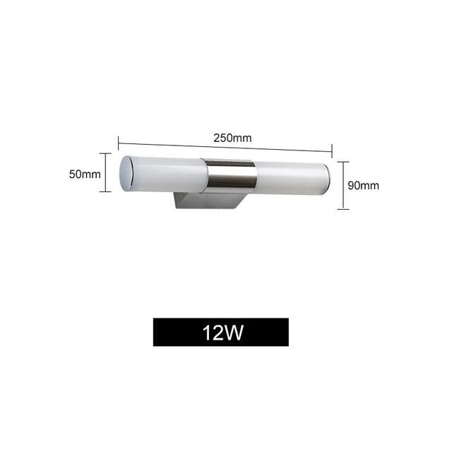 Wall Lamp 12W 16W 22W Led Mirror Light Waterproof LED Tube Modern Acrylic Wall Light Bathroom Lighting