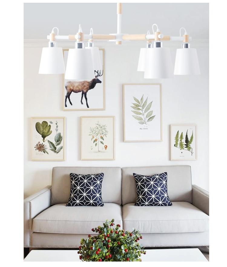 Chandelier Modern Kitchen Lamp Living Room Foyer Lights Kitchen Light,  LED Wood Branch Lamp Lighting Fixture Luminaire