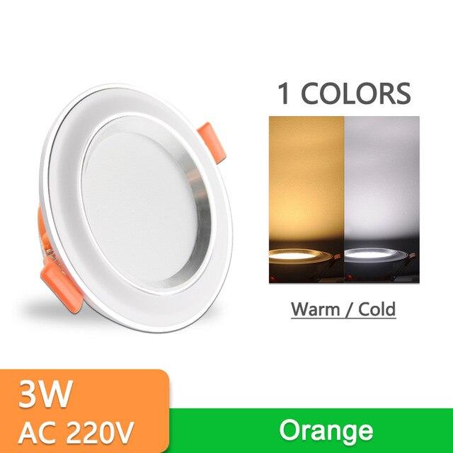 10Pcs Downlight 3w 5w spot led lights 3000k 4500K 6000K led Downlight Kitchen living room Indoor recessed lighting