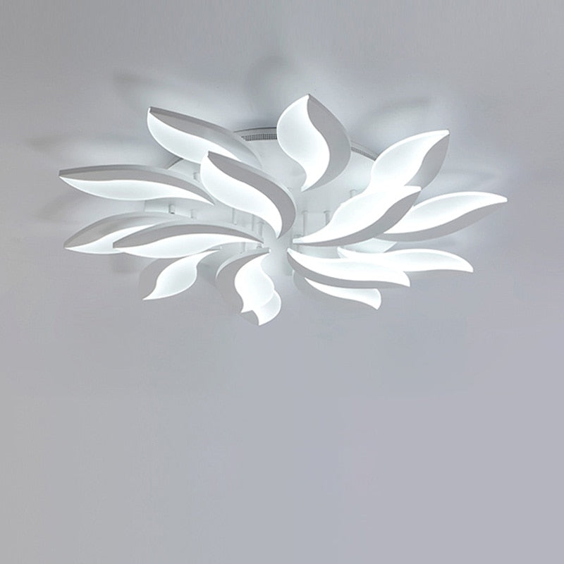 Modern LED Ceiling Lights Fixtures Living Room Hardware Acrylic Lampshade With Remote Bedroom Lamp Lamparas De Techo