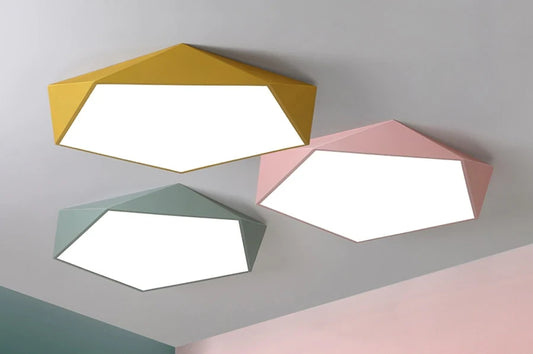 Macarons Ceiling Lights Colorful Lampshade Lamp For Living Room Bedroom Kids Room Ceiling Mount Indoor Lights Ceiling Lights