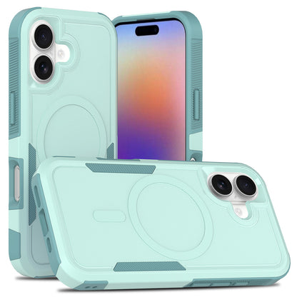 Premium 2IN1 Heavy Armor Magnetic Charging Case for IPhone 17 Air 16 15 Pro Max Shockproof PC Matte Protect Cover