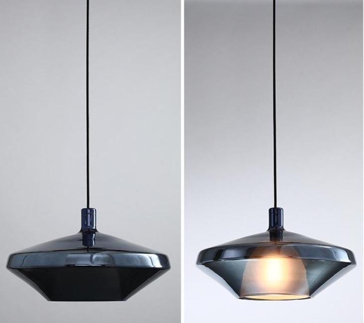 Creative Stained Glass Chandelier Nordic Single-headed Chandelier