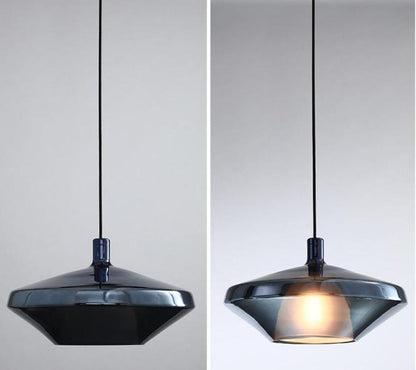 Creative Stained Glass Chandelier Nordic Single-headed Chandelier