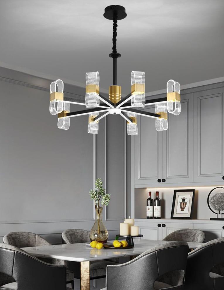 Nordic Chandeliers Use Light In The Bedroom