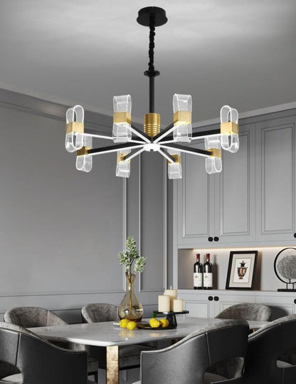 Nordic Chandeliers Use Light In The Bedroom