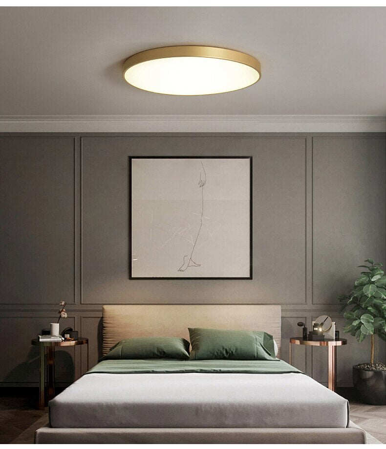 Modern atmosphere light luxury ultra thin ceiling lamp bedroom living room kitchen dining room ceiling lamp