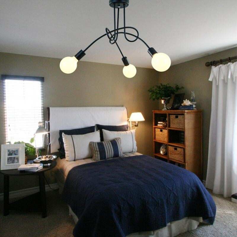 Modern Industrial Creative Personality Spider LED E27 Ceiling Light For Bedroom Living Room Study Restaurant Hotel Cafe Bar Hall