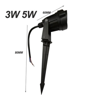 LED COB Garden lighting 3W 5W 12W Outdoor Spike Lawn Lamp Waterproof Lighting Led Light Garden Path Spotlights