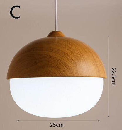Nordic Modern Creative Decoration Hanging Lamp E27 LED Pendant Light For Kitchen Living Room Bedroom Study Aisle Book Store Cafe
