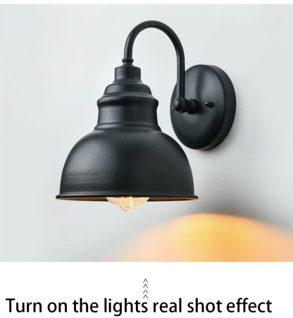 Cross border retro outdoor wall lamp waterproof courtyard lamp outdoor villa balcony exterior wall lamp gate lamp manufacturer spot