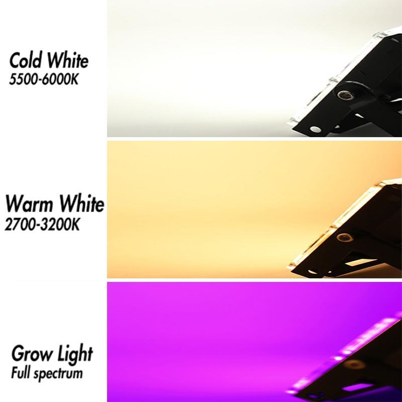 Led Floodlight 50W 100W Outdoor led Spotlight Full Spectrum LED Grow Light For Plants Tent Flower Seeding Indoor Grow