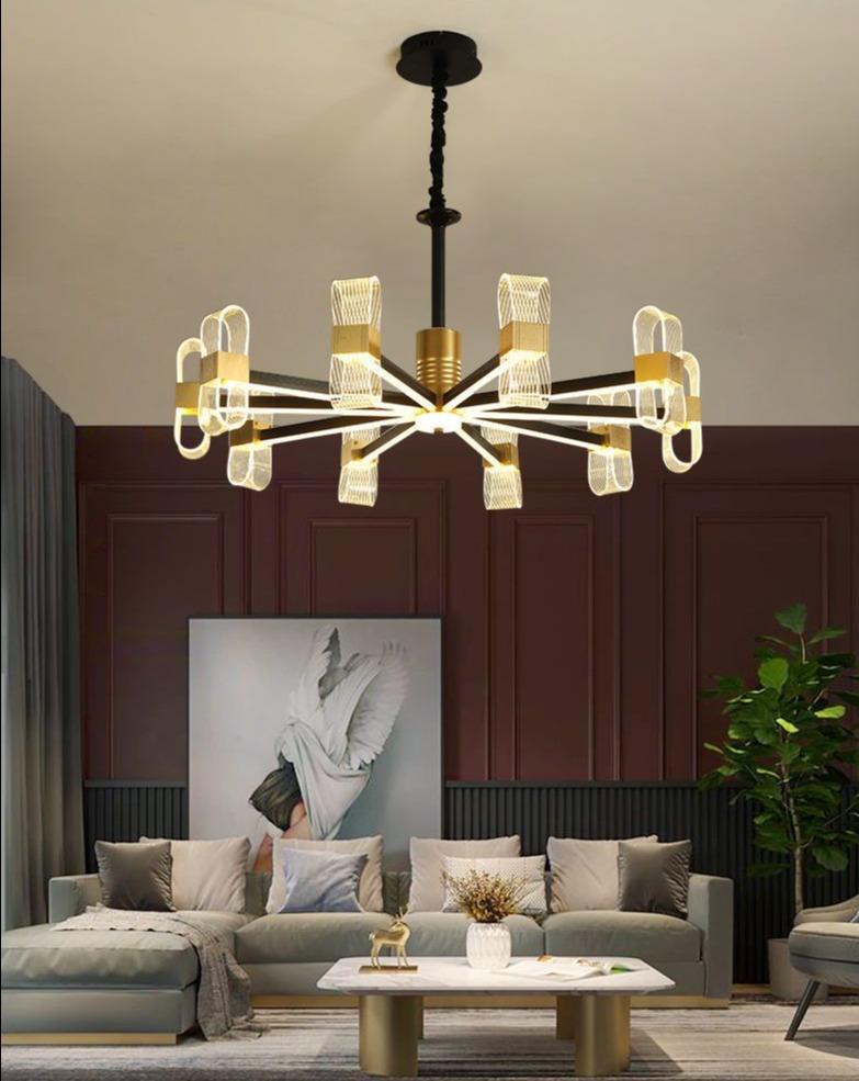 Nordic Chandeliers Use Light In The Bedroom