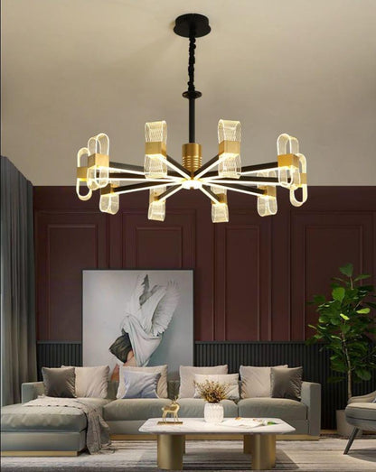 Nordic Chandeliers Use Light In The Bedroom