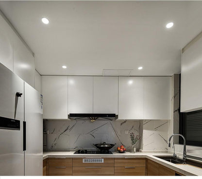 Ultra Thin Downlight Aluminum Recessed Led Downlight Silver White-Silver 3W 5W 7W 9W AC220V Led Ceiling Lamp Spot Led Lighting