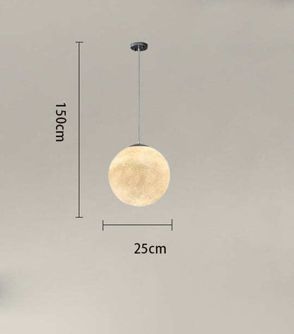 Creative Restaurant Bar Decoration Chandelier Hotel Bedroom Living Room Moon-shaped Lamps