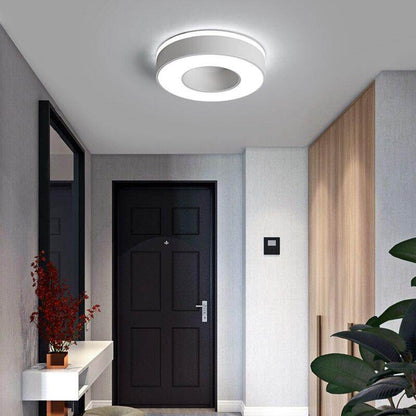 Diameter 240mm Modern LED Chandelier For Holly Aisle Corridor Bedroom Black Or White Square/Round/Triangle Led Chandelier