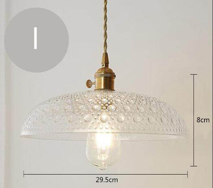 Nordic Post-modern Creative Glass Single-head E27 Pendant Light For Dining Room Living Room Bedroom Restaurant Cafe Store Window