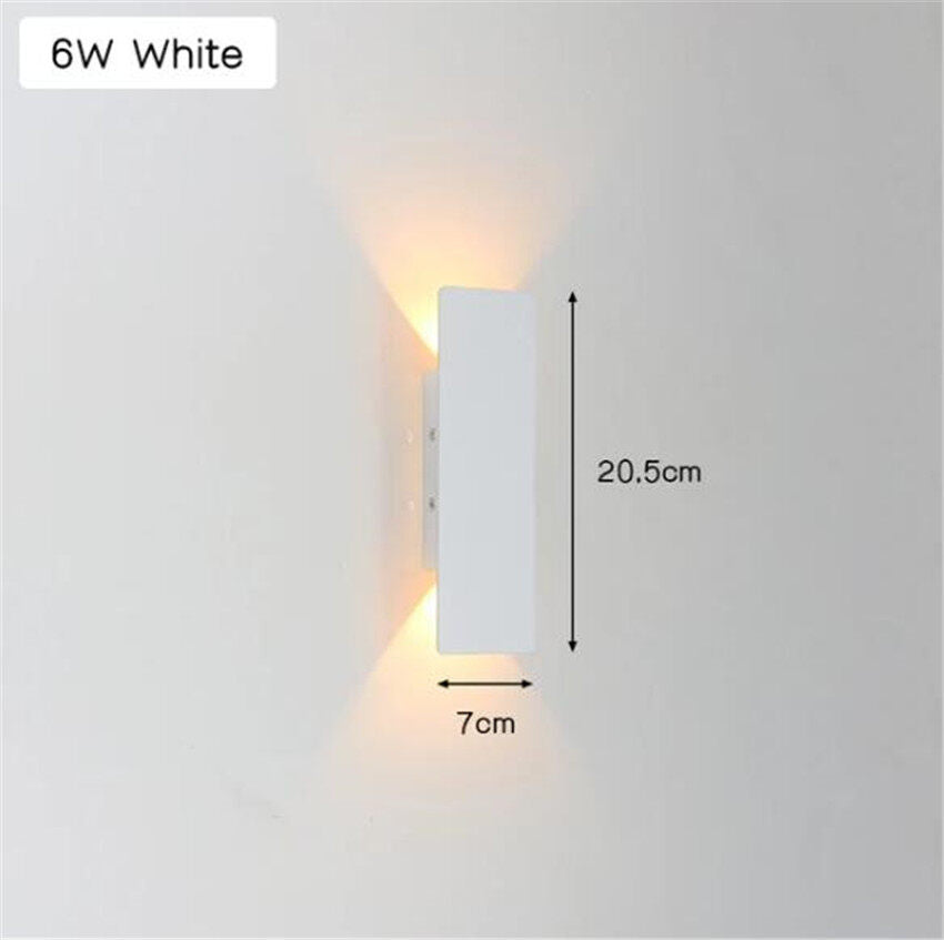 Modern Led Waterproof Outdoor Up Down Wall Lamp IP65 Aluminum 18w LED Wall Light Indoor Decorated Wall Sconce