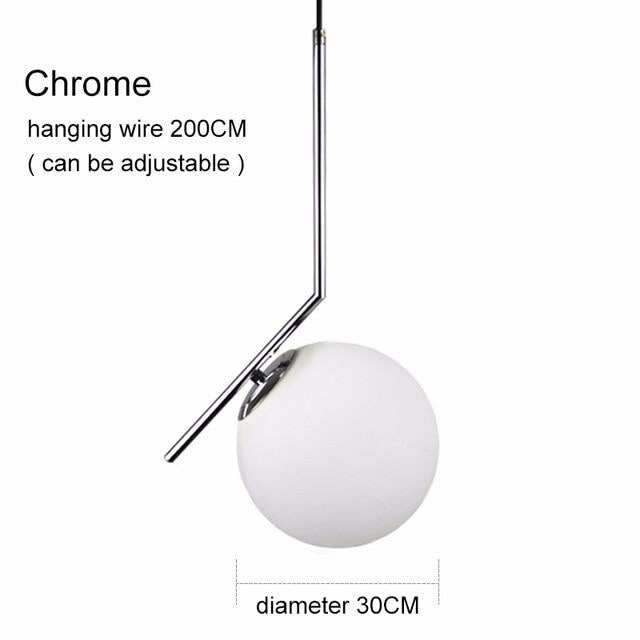 Modern Glass Ball Pendant Lights For Dining Room Indoor Home Kitchen Fixtures Hanging Lamp Bar Restaurant Decor Luminaire Lustre