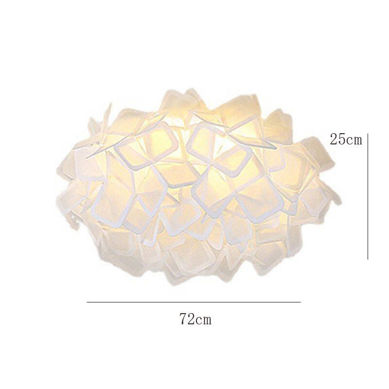 Simple Modern Ceiling Lamp with Living Room Warm and Romantic Flower Shaped Ceiling Lamp