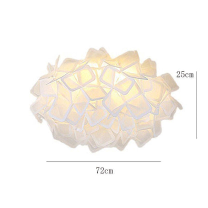 Simple Modern Ceiling Lamp with Living Room Warm and Romantic Flower Shaped Ceiling Lamp