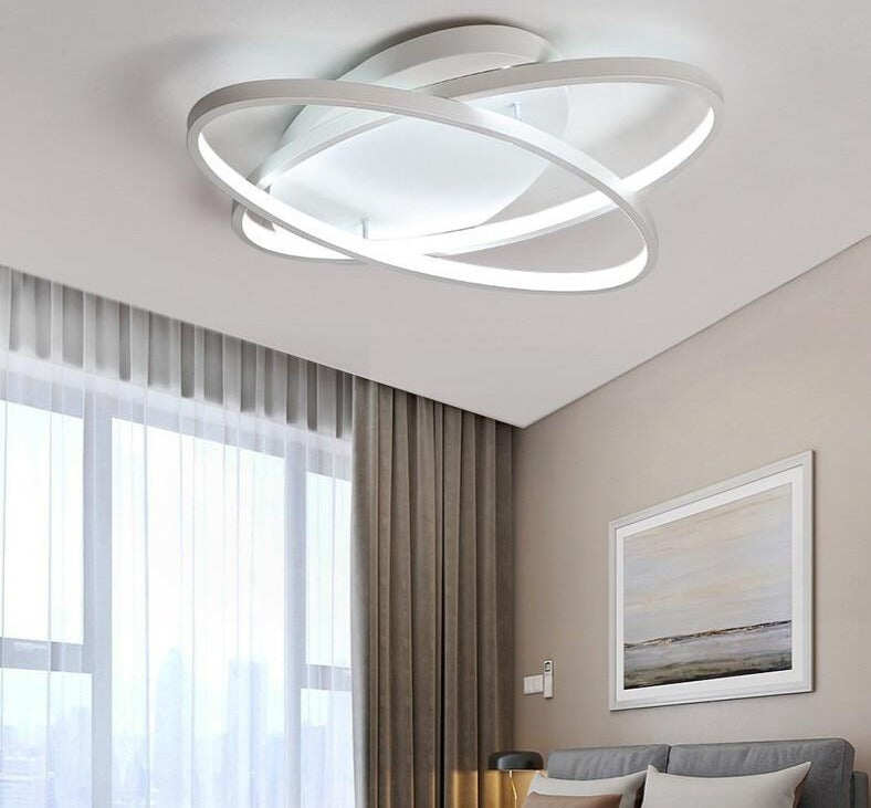Oval Led Ceiling Lights Luminaire Plafonnier For Living Room Kitchen Bedroom Lampen Modern Light Fixtures Verlichting