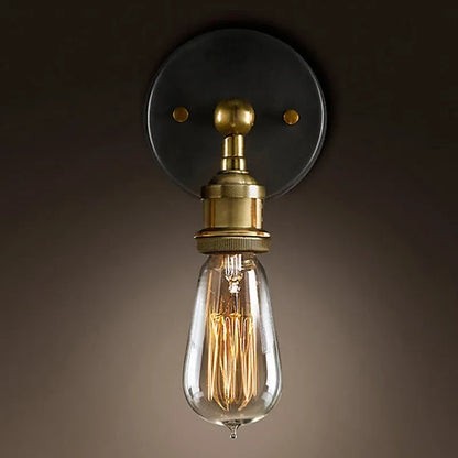 American Single Head Wall Lamp Industrial Style Retro Staircase E27 Wall Lamp