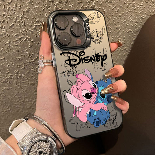 Cute Stitch Creative  Phone Case For iPhone 16 15 14 13 12 11 Pro XS MAX 7 XR 8 7 Plus Clear Cover Fundas