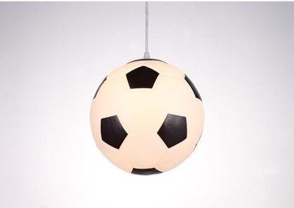 New Pendant Lights Football Glass Basketball Pendant Lamp Kitchen Hanglamp Bedroom Restaurant Children Room Decor Light Fixtures