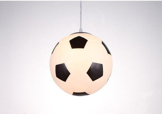 New Pendant Lights Football Glass Basketball Pendant Lamp Kitchen Hanglamp Bedroom Restaurant Children Room Decor Light Fixtures
