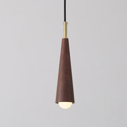 Modern Wooden LED Pendant Light Hanging Lamp Living Room Decor Kitchen Long Tube Pendant Lights