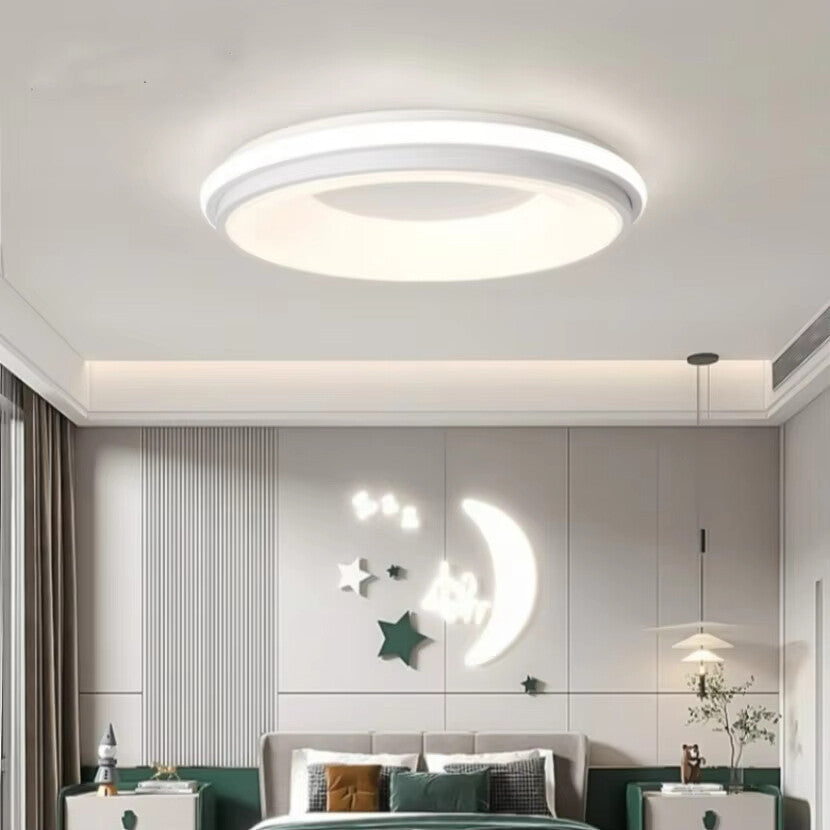 Nordic LED Ceiling Light Originality Macaron Circular Color Modern Ceiling Lamp Balcony Bedroom Study Room Aisles Home Lighting