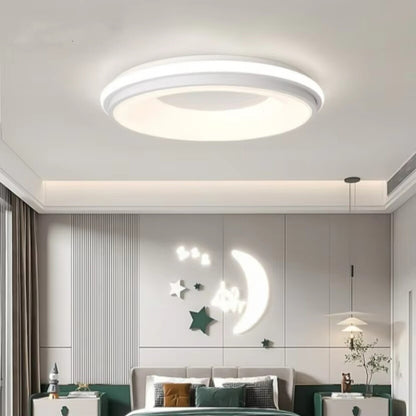 Nordic LED Ceiling Light Originality Macaron Circular Color Modern Ceiling Lamp Balcony Bedroom Study Room Aisles Home Lighting