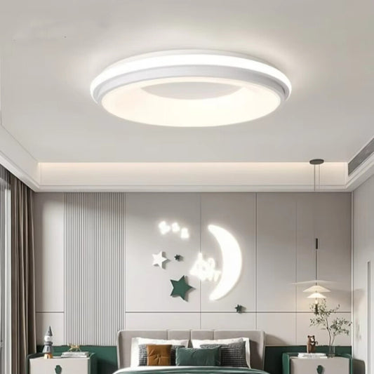 Nordic LED Ceiling Light Originality Macaron Circular Color Modern Ceiling Lamp Balcony Bedroom Study Room Aisles Home Lighting