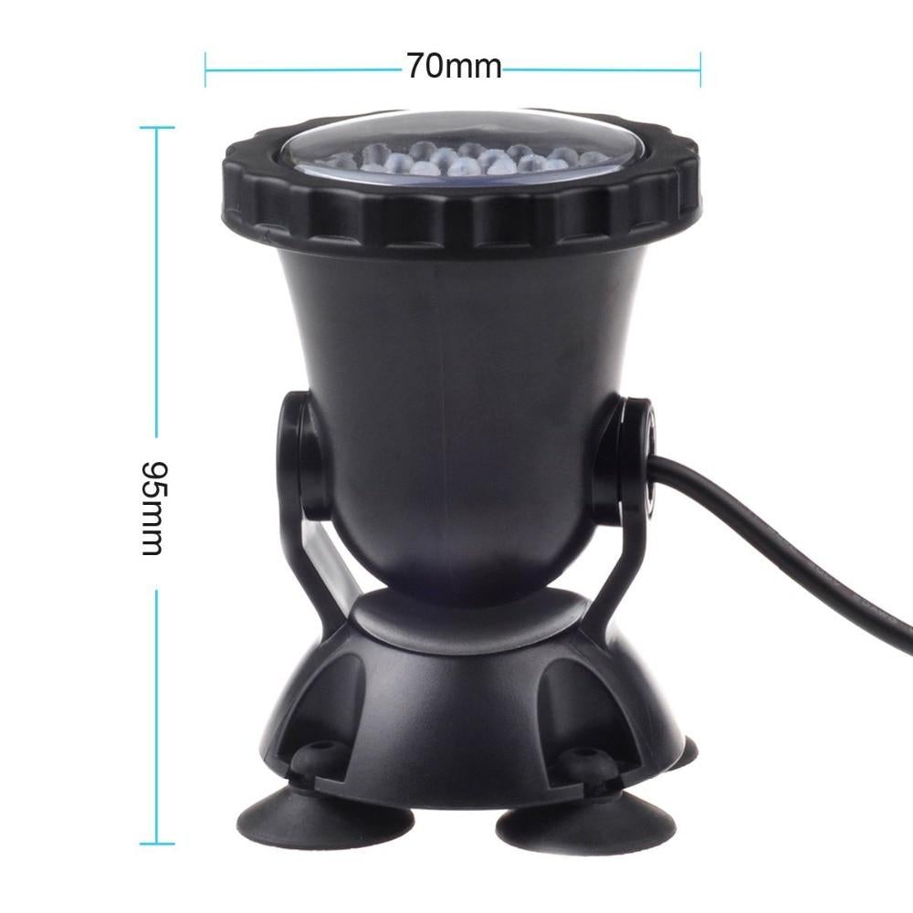 Waterproof LED Underwater Lights Lamp RGB Underwater Spot Light for Swimming Pool Fountains Pond Water Garden Aquarium Light