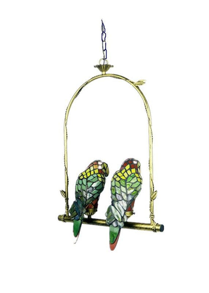 Creative Parrot Chandelier Retro Lighting Fixtures