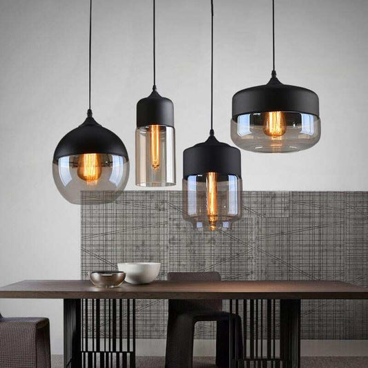 Nordic Modern Loft Hanging Glass Pendant Light For Kitchen Bar Living Room Bedroom