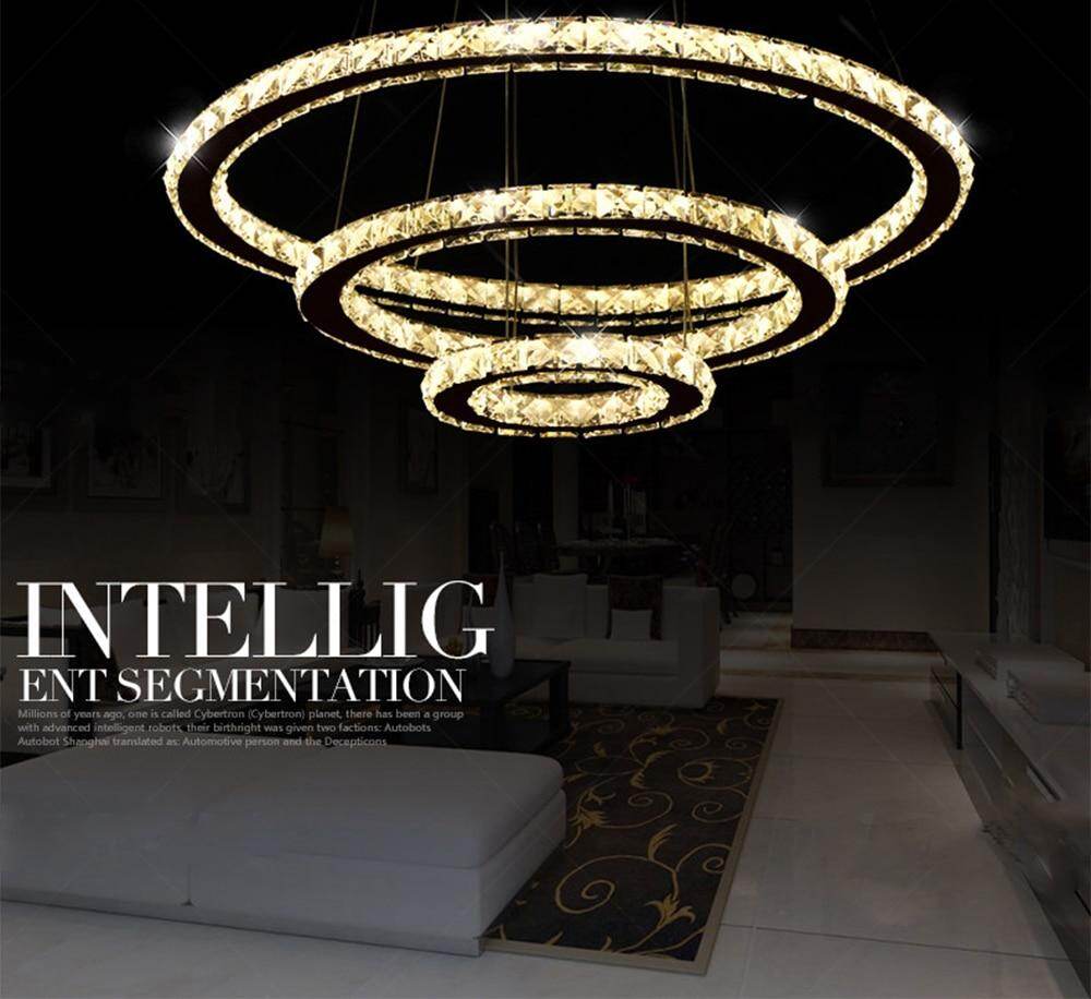 Modern LED Crystal Chandelier Lights Lamp For Living Room Cristal Lustre Chandeliers Lighting Pendant Hanging Ceiling Fixtures