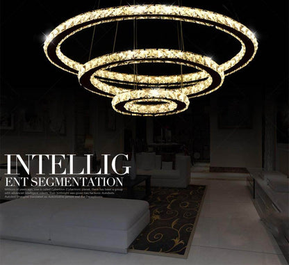 Modern LED Crystal Chandelier Lights Lamp For Living Room Cristal Lustre Chandeliers Lighting Pendant Hanging Ceiling Fixtures