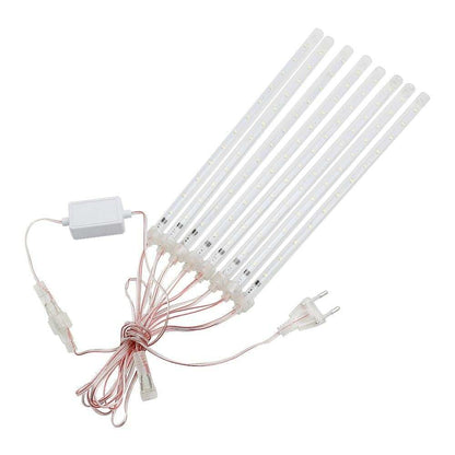 30cm 50cm 8 Tubes Waterproof Meteor Shower Rain LED String Lights Outdoor Christmas Decoration for Home Tree EU/US Plug