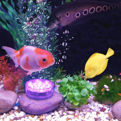 Underwater Light RGB Waterproof LED Super Bright Swimming Pool Pond Aquarium LED Lamp Battery Powered With IR Remote