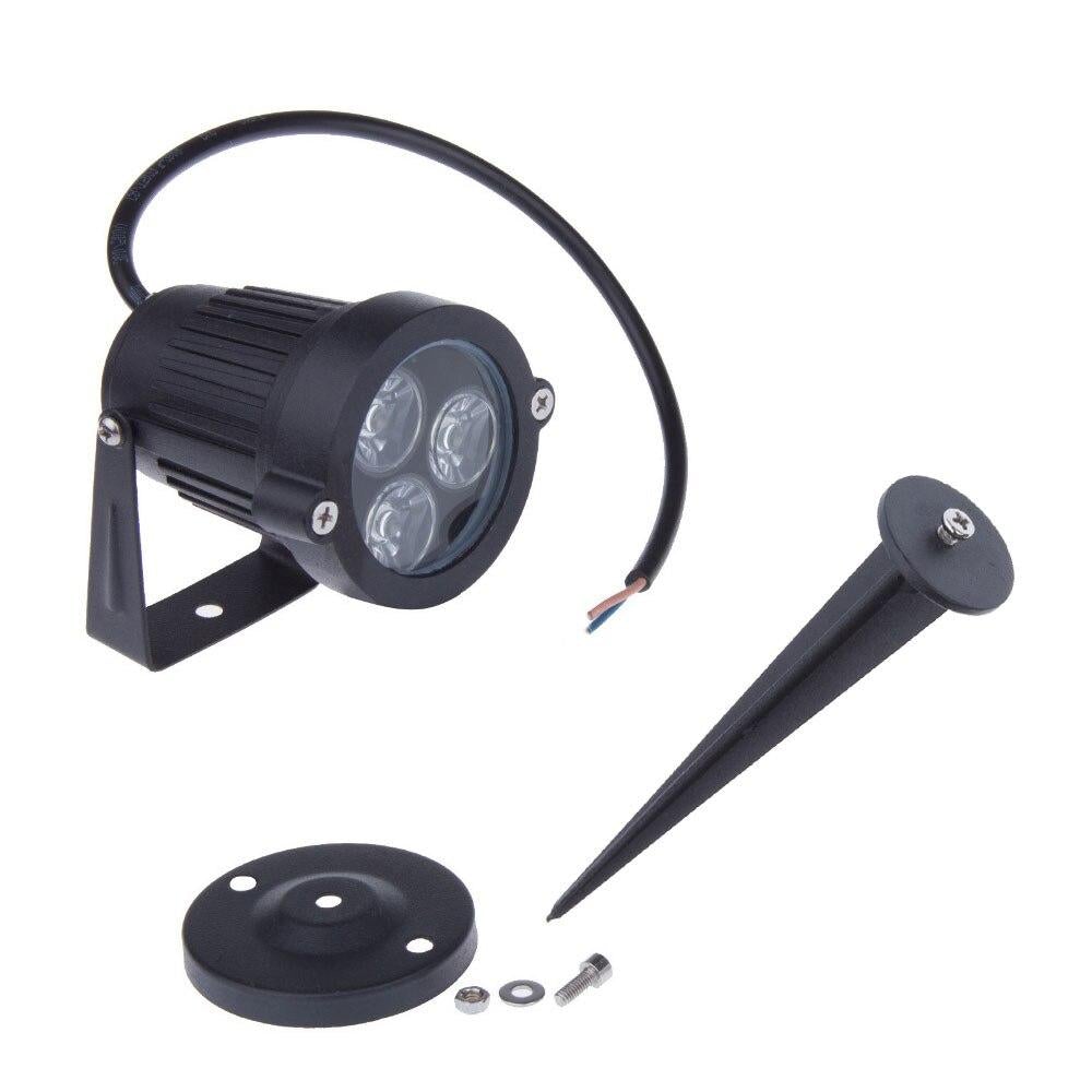 9W Waterproof spike Landscape led light 12V 24V 110V 220V Landscape Spot Light IP65 outdoor Landscape led spike light for garden