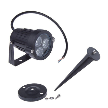 9W Waterproof spike Landscape led light 12V 24V 110V 220V Landscape Spot Light IP65 outdoor Landscape led spike light for garden