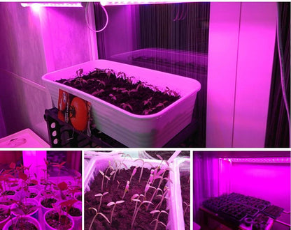 LED Grow Light Full Spectrum LED Bar Lamp for Plants High Luminous Efficiency 8W 50/30cm for Grow Tent Greenhouses Flowers