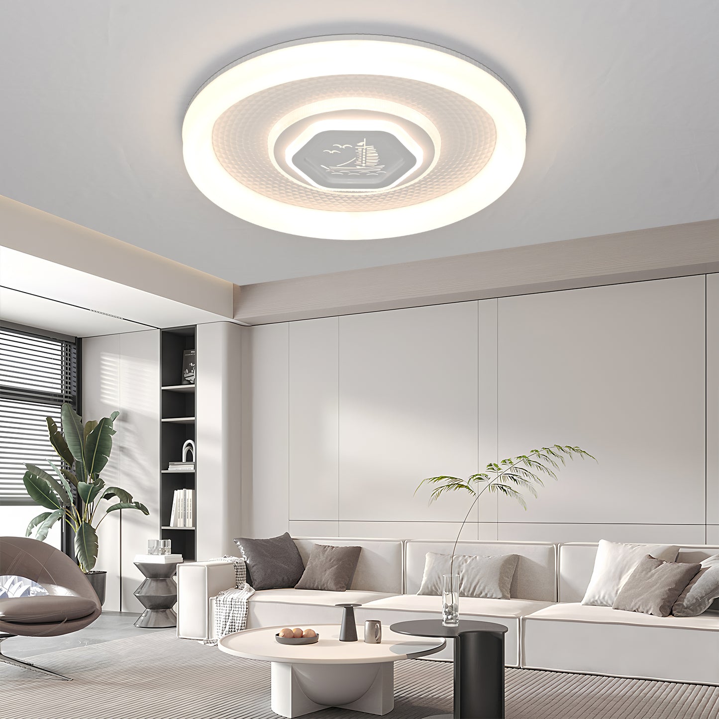 Ceiling Chandelier Modern Simple Led Ceiling Lamp Bedroom  Living Room Are WarmLighting