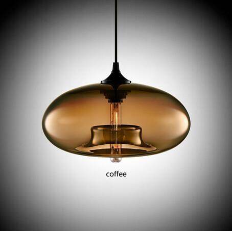 Nordic Modern Hanging 7 Color Glass Pendant Light