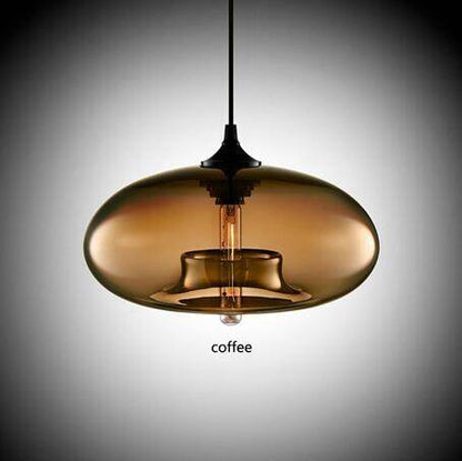 Nordic Modern Hanging 7 Color Glass Pendant Light