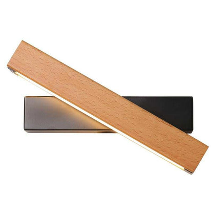 Minimalist Black-and-white Wall Lamp Creative Modern Living Room Bedroom Staircase Rotation Adjustment Log LED Wall Lamp